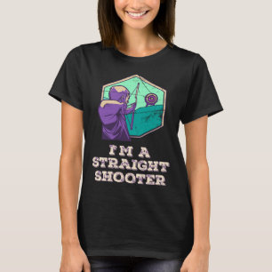 Camiseta Humor de tiro al arco Flecha apuntada Bowman Bow A
