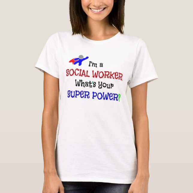 Camiseta Humor de trabajador social (Anverso)