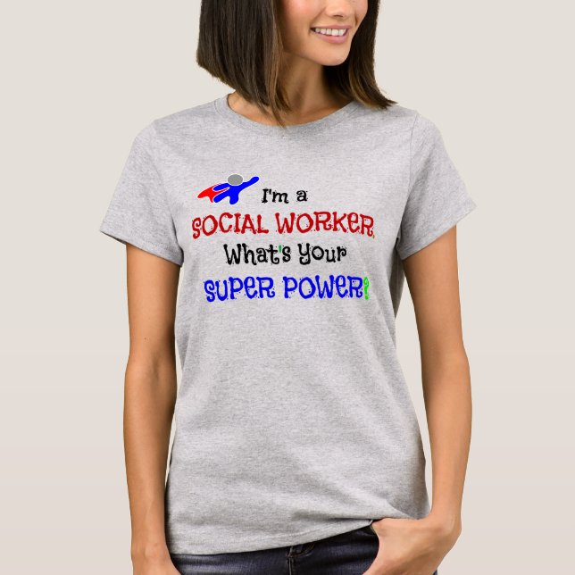 Camiseta Humor de trabajador social (Anverso)