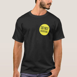 Camiseta Humor de trabajo minorista No inventariar