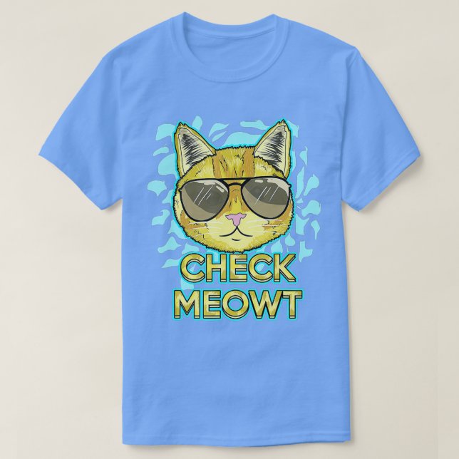 Camiseta Humor de un gato divertido Guay Kitten Love Check (Diseño del anverso)