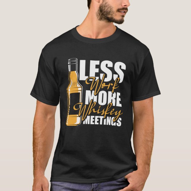 Camiseta Humor de un solo malte Whiskey irlandés (Anverso)