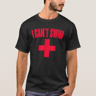 Camiseta Humor de verano divertido salvavidas de piscina no