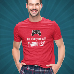 Camiseta Humor de videojuegos para introvertidos - Gamer pe