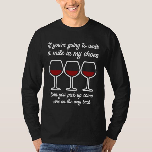 Camiseta Humor de vino Novedad (Anverso)