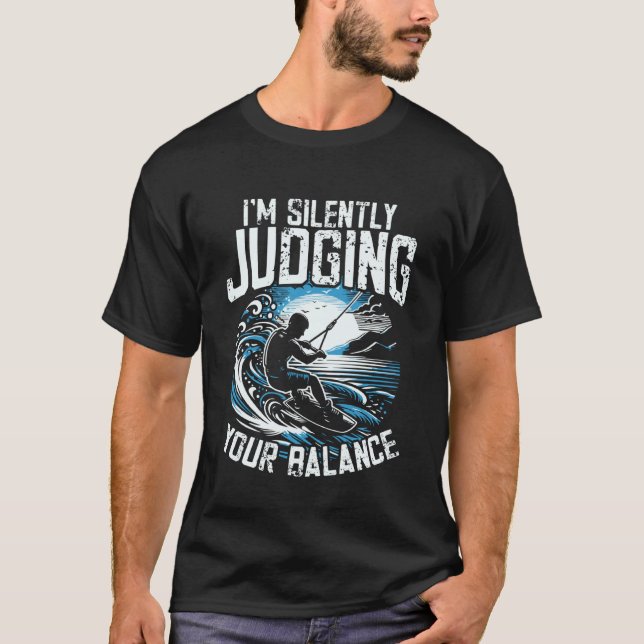 Camiseta Humor de Wakeboard Kiteboard (Anverso)