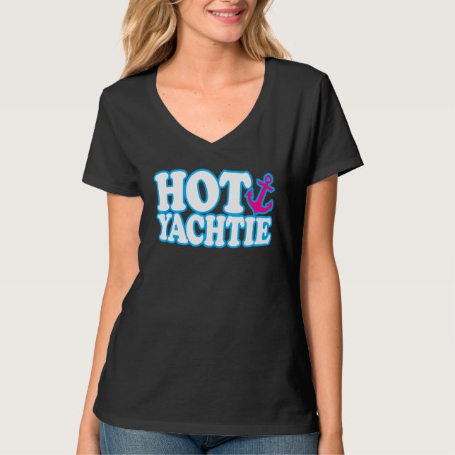 Camiseta Humor de yate yate caliente Stew Bo (Anverso)