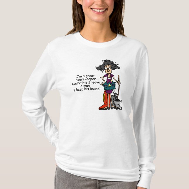 Camiseta Humor del ama de casa (Anverso)