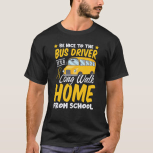 Camiseta Humor del Autobús de la Pasión de la Escuela de Co