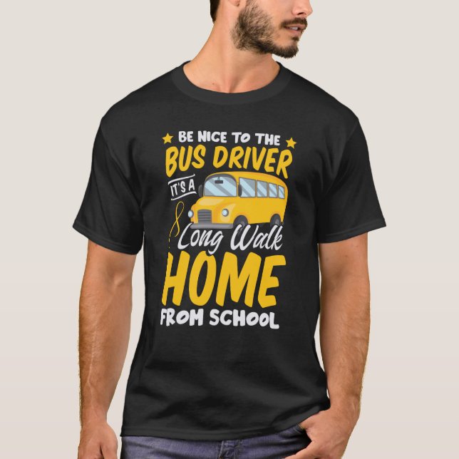 Camiseta Humor del Autobús de la Pasión de la Escuela de Co (Anverso)