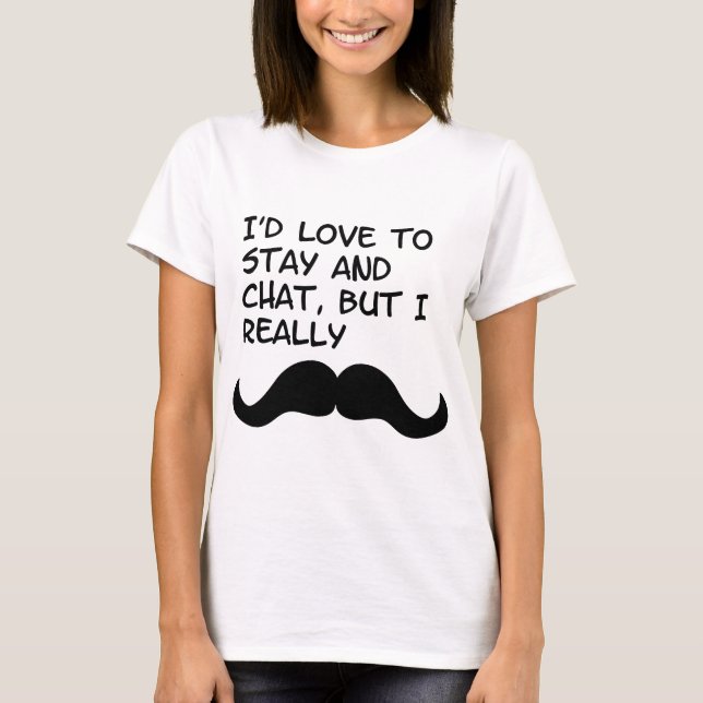 Camiseta Humor del bigote (Anverso)