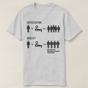 Camiseta Humor del Bodybuilding - expectativa contra