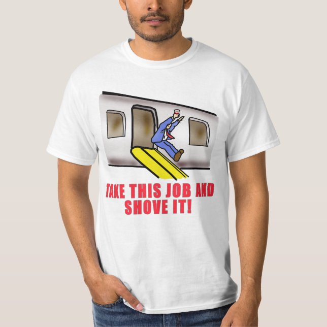 Camiseta Humor del canal inclinado de la emergencia del (Anverso)