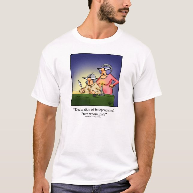 Camiseta Humor del Día de la Independencia Tee Shirt "Espec (Anverso)
