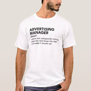 Camiseta Humor del director de marketing
