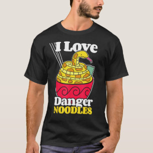 Camiseta Humor del dueño de la serpiente - fideos peligroso