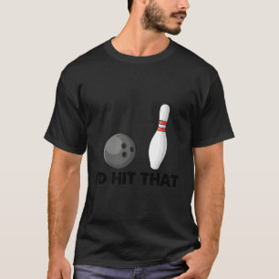 Camiseta Humor Del Equipo De Bolos Que Golpearía