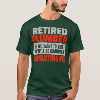 Camiseta Humor del Fiesta de Jubilación de Funny Plumber Re