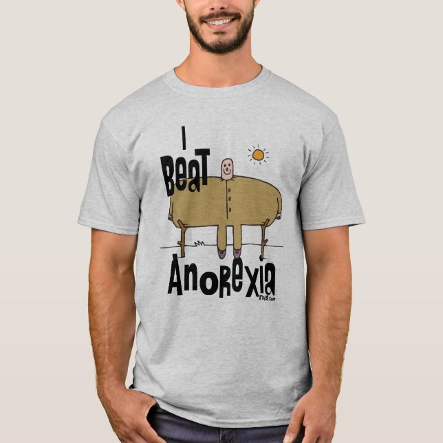 Camiseta Humor del hombre gordo (Anverso)