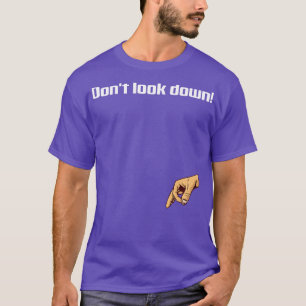 Camiseta Humor del juego del Círculo del Dedo Fundido Mirar