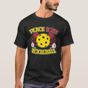 Camiseta Humor del jugador de baloncesto por amor a la paz