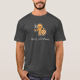 Camiseta Humor del navidad del hombre de pan de jengibre