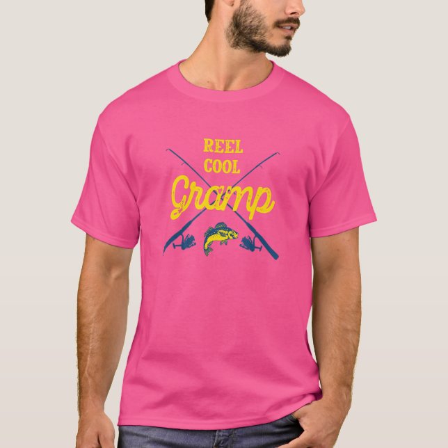 Camiseta Humor del pescador de la pesca de la hierba Reel G (Anverso)