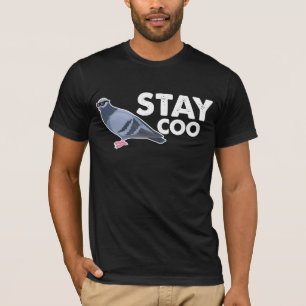 Camiseta Humor del reproductor de la paloma de pájaros Guay