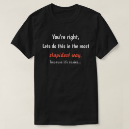 Camiseta Humor del sarcasmo