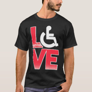 Camiseta Humor discapacitado amor sobreviviente inválido gu