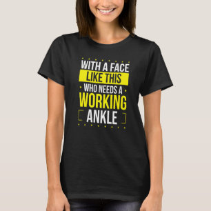 Camiseta Humor divertida de ánkle roto se pone bien pronto