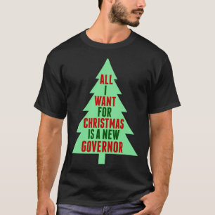 Camiseta Humor Divertido Anti Gobernador Litico Navideño