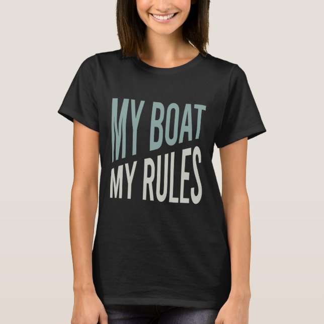 Camiseta Humor divertido de Boater (Anverso)