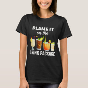Camiseta Humor divertido de crucero Échale la culpa al paqu