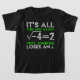 Camiseta Humor divertido de ecuación de números imaginarios (Laydown)