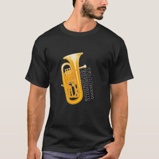 Camiseta Humor divertido de eufonio para eufonio orgulloso 