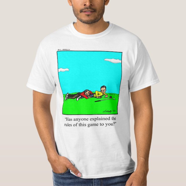 Camiseta Humor divertido de golf Tee Shirt (Anverso)