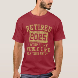 Camiseta Humor Divertido de Jubilación Humor Jubilado Vinta