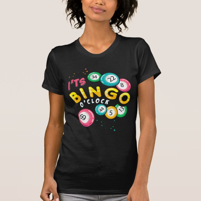 Camiseta Humor divertido de jugador de bingo jugador jugado (Anverso)
