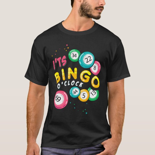 Camiseta Humor divertido de jugador de bingo jugador jugado (Anverso)
