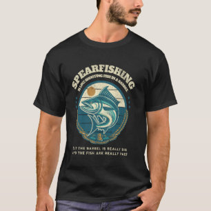 Camiseta Humor divertido de pesca con lanza para Spearos, c