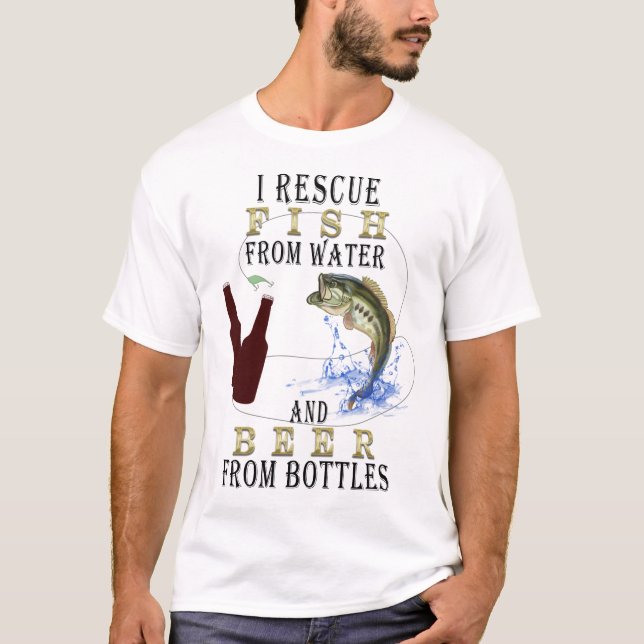 Camiseta Humor divertido de pesca de burro (Anverso)