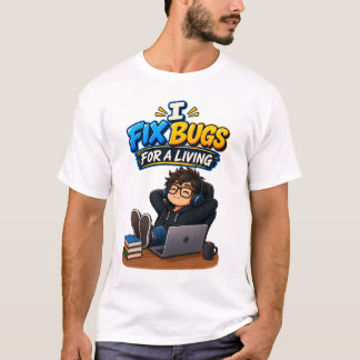 Camiseta Humor Divertido de Programador – Arreglo Errores p