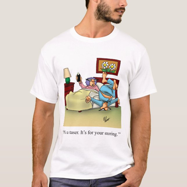 Camiseta Humor divertido de roncar Tee Shirt (Anverso)