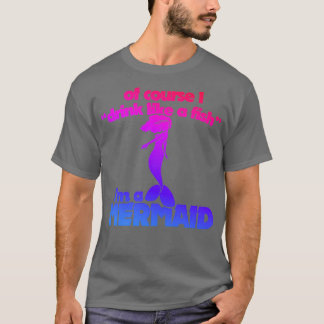 Camiseta Humor divertido de Sirena