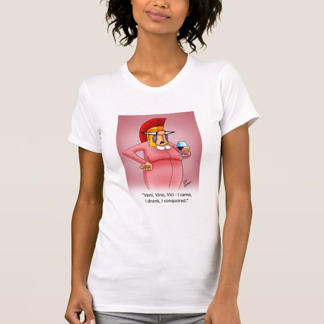 Camiseta Humor divertido de vino Tee Shirt (Anverso)