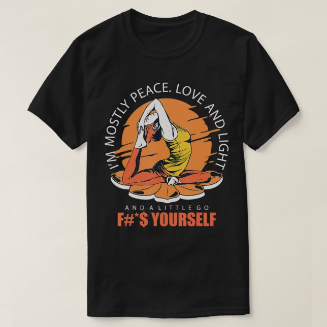 Camiseta Humor divertido de yoga (Diseño del anverso)