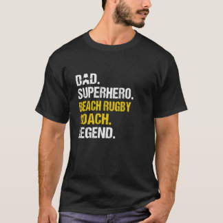 Camiseta Humor divertido del entrenador de rugby de Dad Sup