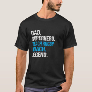 Camiseta Humor divertido del entrenador de rugby de Dad Sup