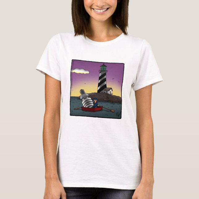 Camiseta Humor divertido del faro Tee Shirt (Anverso)